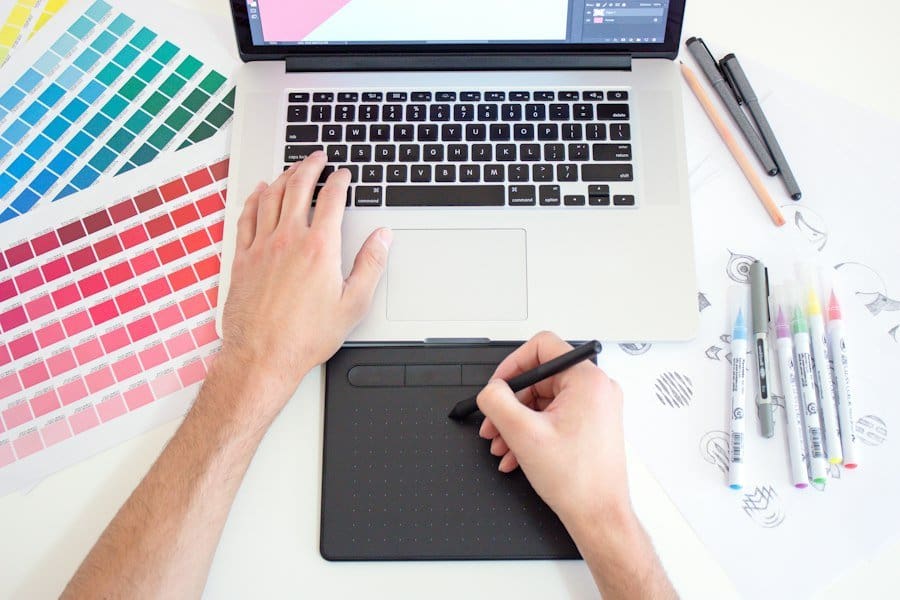 Photo artist writer portfolio website design tutorial