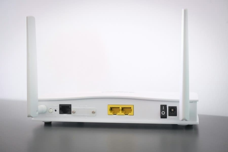 Photo secure wifi network setup