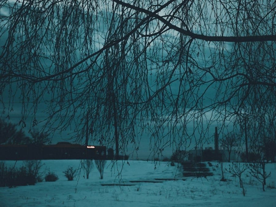 Photo Irish ghost stories winter night