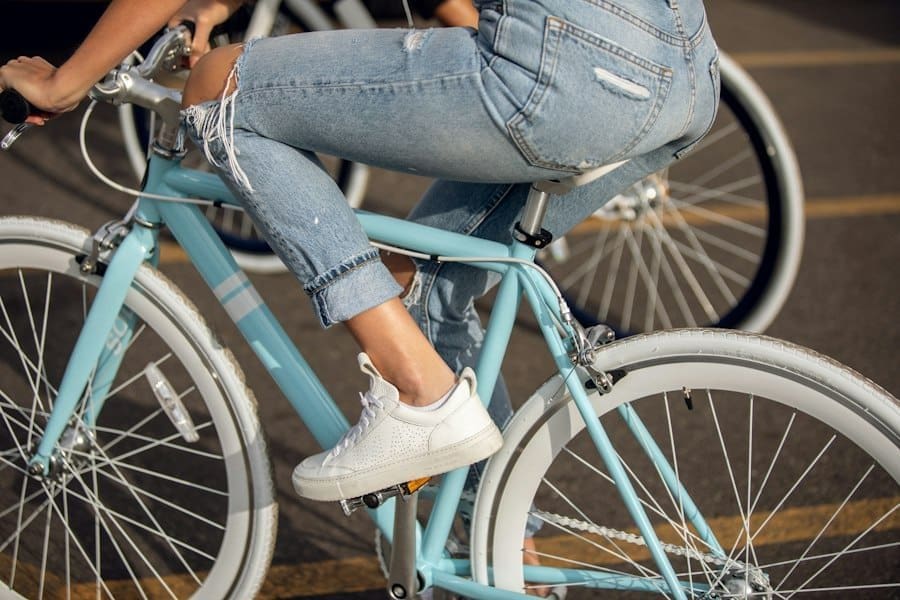 Photo cycling to work benefits