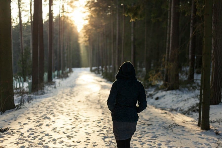 Photo winter running tips cold dark