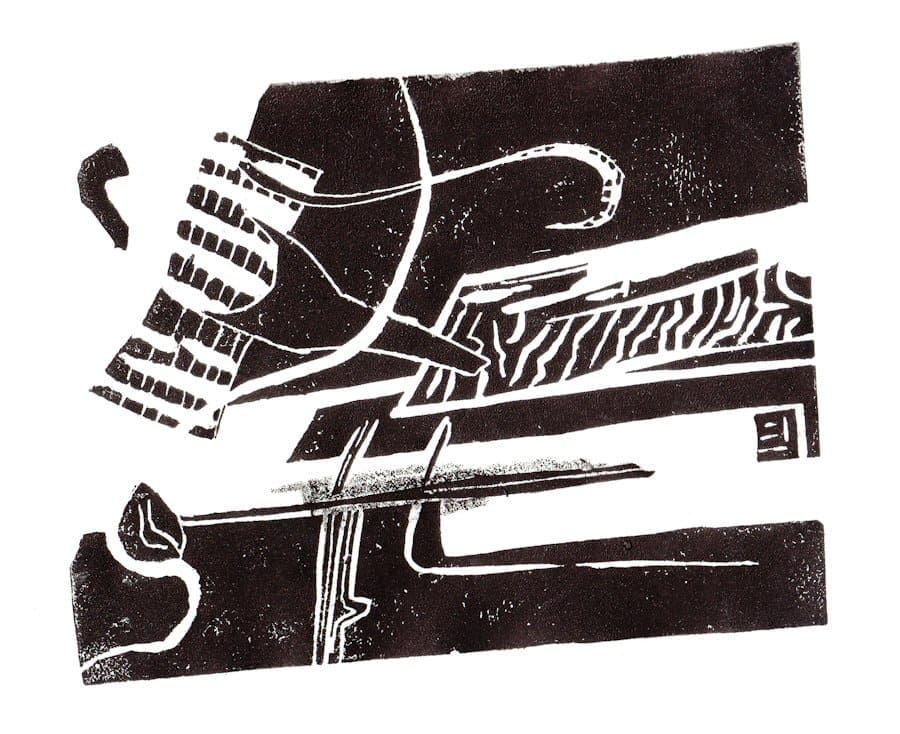 Photo Lino printing tutorial home