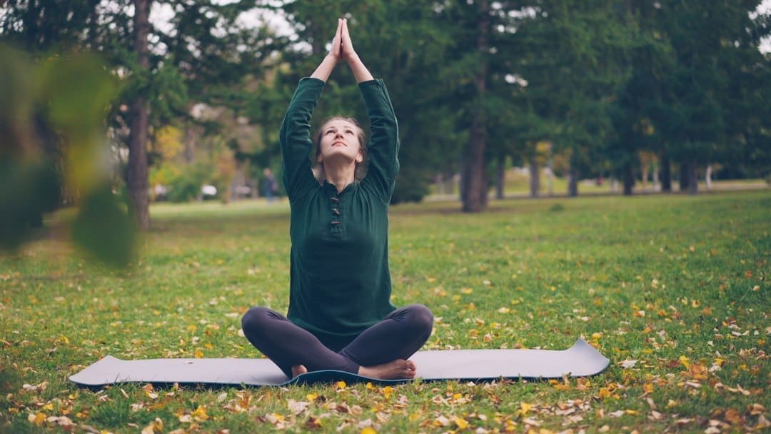 Photo breathing exercises for stress relief